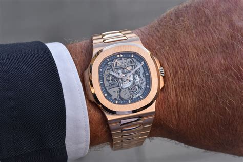 patek philippe nautilus skeleton|patek philippe nautilus day date.